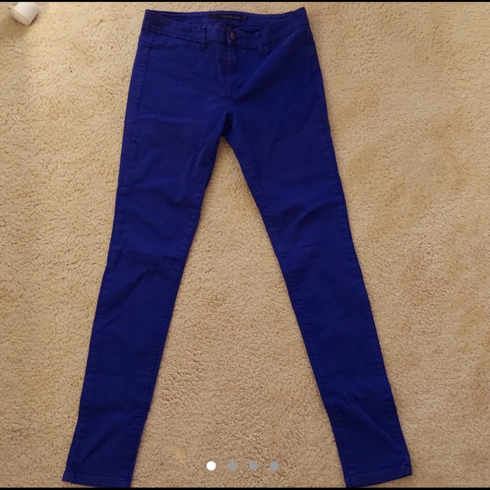 CALVIN KLEIN ROYAL BLUE SKINNY JEAN